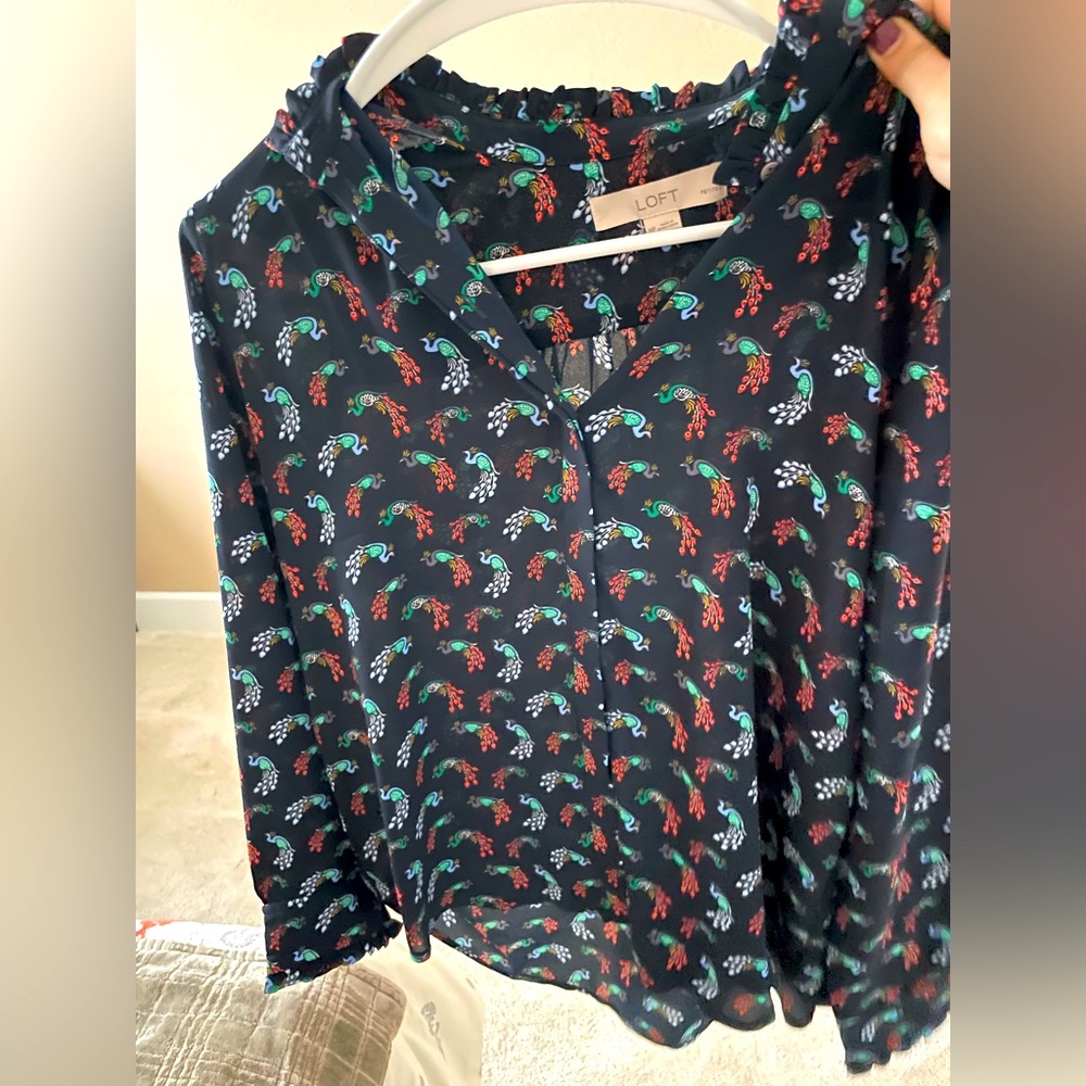 Loft medium petite blouse